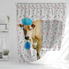 Uni Jersey Flower 3D Shower Curtain