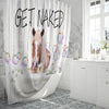 Uni Morgan Get Naked Daisy Shower Curtain