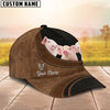Uni Pig Happiness Customized Name Cap
