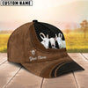 Uni Saanen Goat Happiness Customized Name Cap