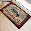 Uni Holstein Faith Family Farming Custom Name Doormat