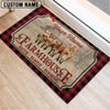 Uni Jersey Faith Family Farming Custom Name Doormat