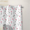 Uni Alpaca Flower 3D Shower Curtain