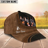 Uni Dobermans Happiness Customized Name Cap