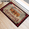 Uni Beefmaster Faith Family Farming Custom Name Doormat