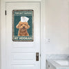 uni Poodle All Printed 3D Metal Sign