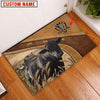 Uni Lowline Personalized - Welcome Brown Doormat