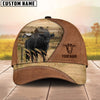 Uni Black Angus Customized Name Brown Cap