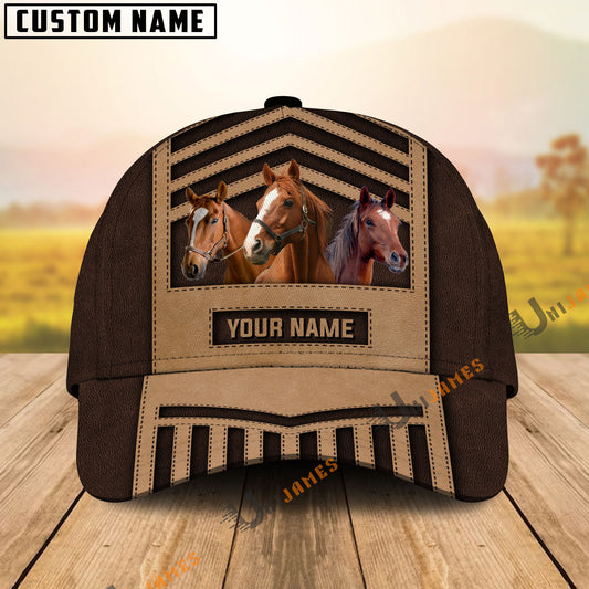 Uni Horse Happiness Window Personalized Name 3D Cap