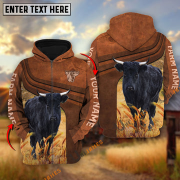 Uni Dexter Cross Line Personalized Name, Farm Name 3D Hoodie