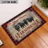 Uni Dexter Faith Family Farming Custom Name Doormat