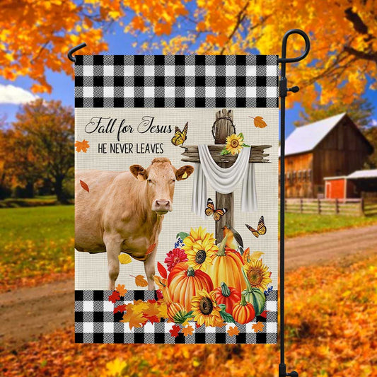 Uni Limousin Cattle Fall For Jesus Flag