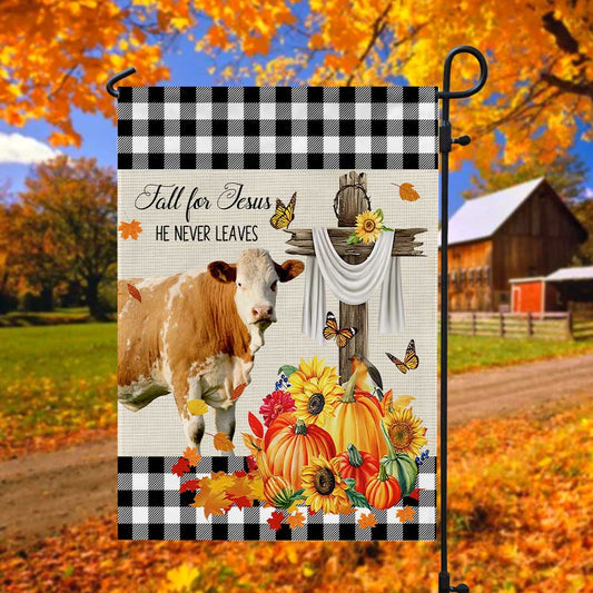 Uni Simmental Cattle Fall For Jesus Flag