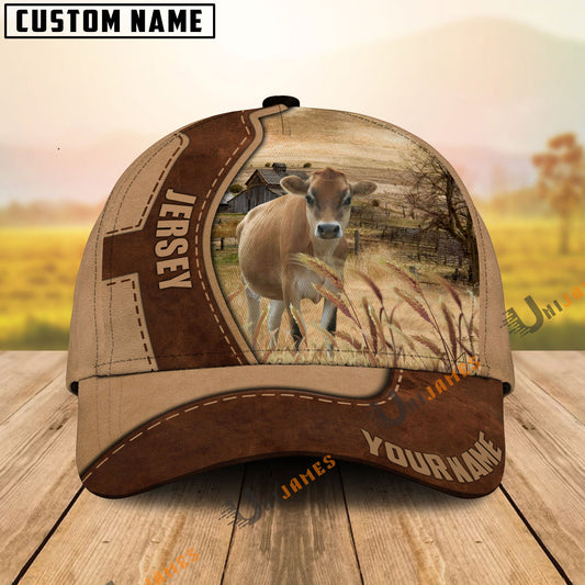 Uni Jersey Suede Pattern Customized Name Cap
