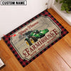 Uni Farm Tractor Faith Family Farming Custom Name Doormat