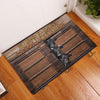 Uni Dexter Window Pattern Custom Name Doormat