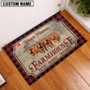 Uni Beefmaster Faith Family Farming Custom Name Doormat