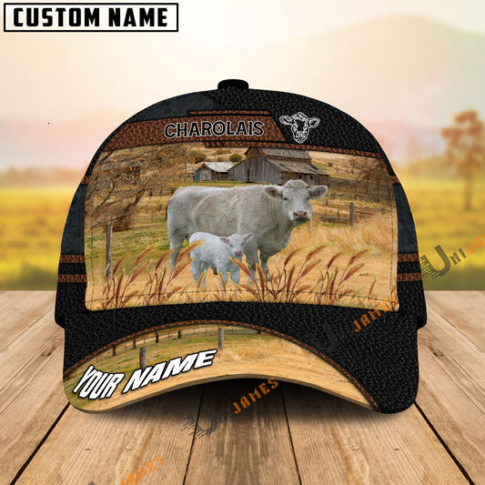 Uni Charolais Family Customized Name Cap
