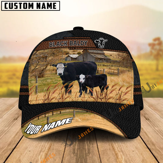 Uni Black Baldy Family Customized Name Cap