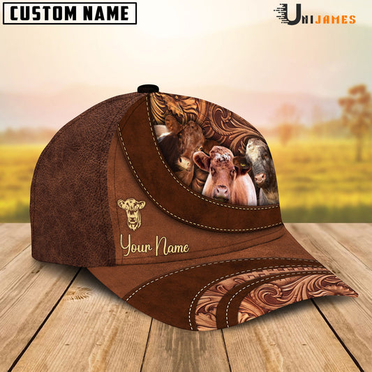 Uni Shorthorn Farming Life Customized Name Cap