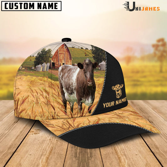 Uni Shorthorn Barn Farm Black Customized Name Cap