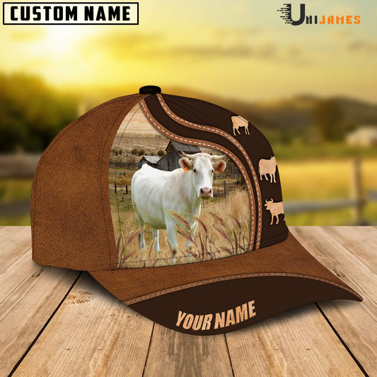 Uni Charolais Farming Life Customized Name Cap