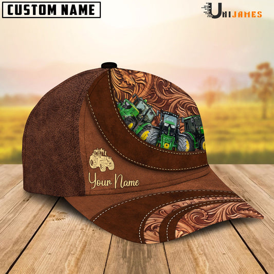 Uni Tractor Farming Life Customized Name Cap