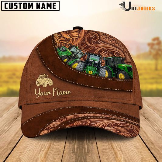 Uni Tractor Farming Life Customized Name Cap