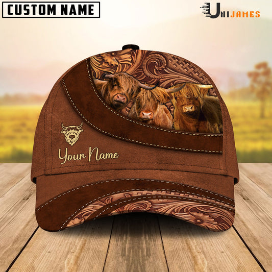 Uni Highland Farming Life Customized Name Cap