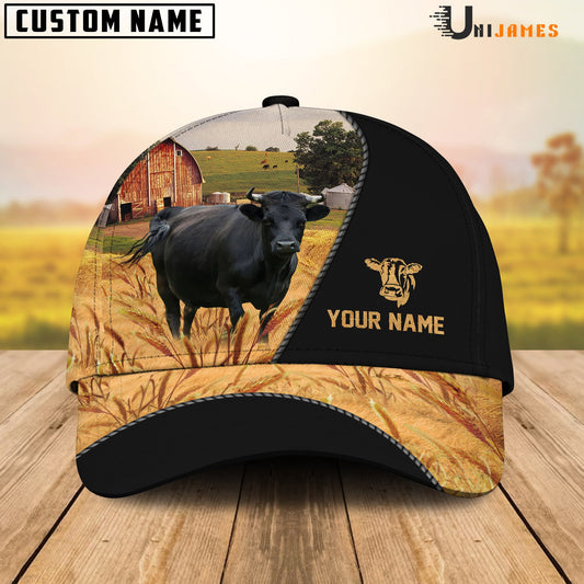 Uni Dexter Barn Farm Black Customized Name Cap