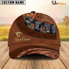 Uni Black Angus Farming Life Customized Name Cap