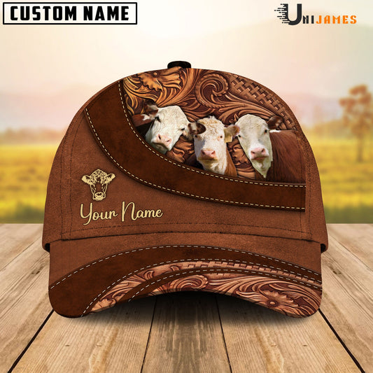 Uni Hereford Farming Life Customized Name Cap