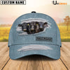 Uni Black Angus Jeans Pattern Customized Name Cap