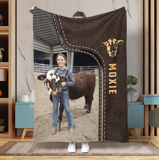 Uni Personalized Image of Travis Janak Blanket