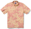 UniJames Aloha Biscus - Faded Amber Short Sleeve Hawaiian Shirt
