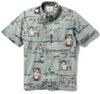 UniJames Bruce Lee Little Dragon - Jade Short Sleeve Hawaiian Shirt