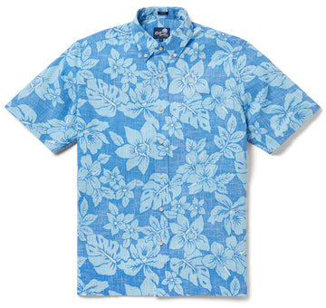 UniJames Costa Rica - Light Blue Short Sleeve Hawaiian Shirt