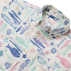 UniJames Ebb Tide - Sand Short Sleeve Hawaiian Shirt