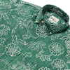UniJames Hawaiian Gardenias - Pine Short Sleeve Hawaiian Shirt