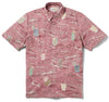 UniJames Island Sundowners - Faded Ginger Short Sleeve Hawaiian Shirt
