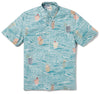 UniJames Island Sundowners - Seafoam Short Sleeve Hawaiian Shirt