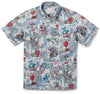 UniJames Marvel Captain America - Arctic Ice Short Sleeve Hawaiian Shirt