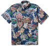 UniJames Music City, USA - Sargasso Short Sleeve Hawaiian Shirt