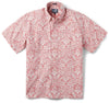 UniJames Oahu Harvest - Nantucket Red Short Sleeve Hawaiian Shirt