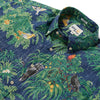 UniJames Endangered Species: Pacific Island Birds - Dress Blues Short Sleeve Hawaiian Shirt