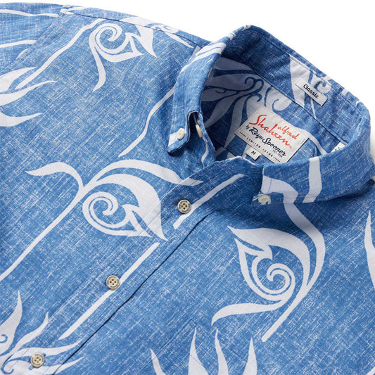UniJames Personal Paradise - Blue Horizon Short Sleeve Hawaiian Shirt
