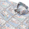 UniJames Sashimi Maru - Grey Short Sleeve Hawaiian Shirt