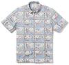UniJames Sashimi Maru - Grey Short Sleeve Hawaiian Shirt