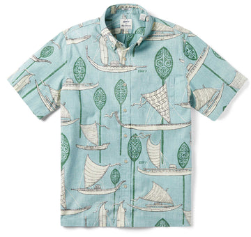 UniJames South Pacific Voyagers - Aquifer Short Sleeve Hawaiian Shirt