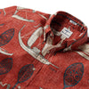 UniJames South Pacific Voyagers - Maroon Short Sleeve Hawaiian Shirt